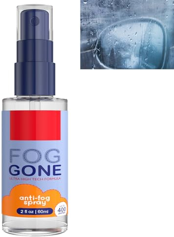 Reparaturspray Fingerabdrücke,Linse Reparatur Spray,Anti Fog für Brillen Beschlagspray,Anti Fog Spray,Antibeschlag Spray,Brillen Antibeschlag,Antibeschlagspray für Brillen 60ML