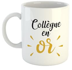 Kiribou Mug « Collègue en Or » - Un Cadeau inoubliable au Travail
