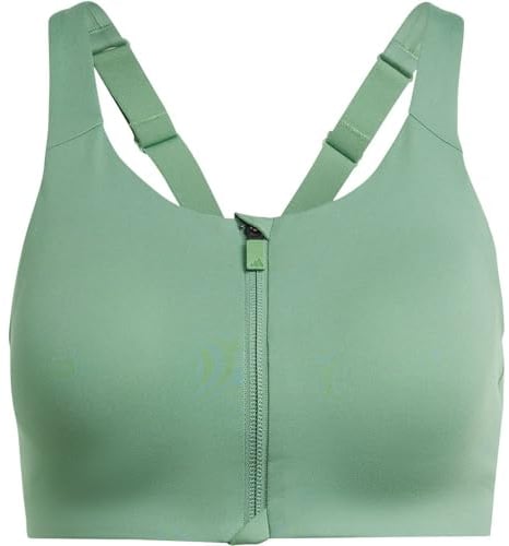 adidas TLRD Impact Luxe Zip Sports Bra High Support 85