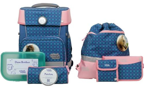 SCHOOL-MOOD Champion Schulranzen-Set 7-teilig Mila