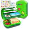 Umami Brotdose Kinder Mit Fächern, Alles-In-Einem Inklusive Kühlakku Und Besteckset, Auslaufsichere Lunchbox Kinder, Bento Box Kinder Ideal Für Schule/Kindergarten, BPA-Freie Vesperbox Kinder