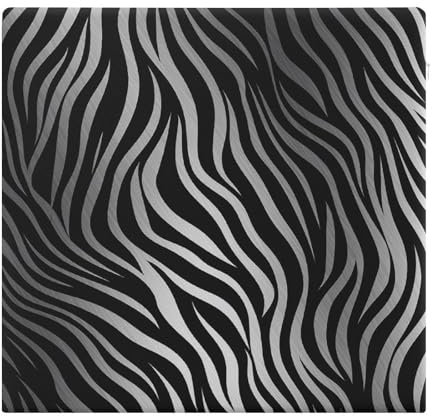 YJWANDL Quadratisches Kissen, Zebra-Druck, Memory-Schaum-Kissen, vielseitiges Kissen, Veranda-Sitzkissen, Bürostuhlkissen, Anti-Ermüdungs-Kissen