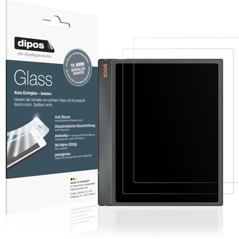 dipos I 2x Displayschutz 9H matt kompatibel mit Onyx Boox Note Air3 Schutzfolie Anti-Shock Folie