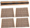 WRITWAA 5 piezas Alfombrillas de Bambú para Sauna de Aislamiento Térmico y Baños para Sauna Hogar y Cómodas y Resistentes al