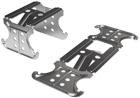 doitBau Kreuzverbinder CD Profil – Deckenprofil Verbindung – passgenaue Montagehilfe – 4,7 x 6,8 x 4,7 cm, 0,8 mm Stahl – 100 Stück für Gipskartondecken und Trockenbau