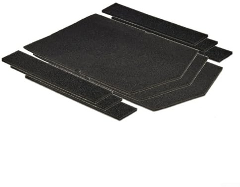 Gettimore Trocknerfilter, kompatibel mit Miele T 8801 Wp Homecare Xl, T 8826 Wp Ecocomfort, T 8827 Wp Trockner-Filterschwamm-Filter-Set, 3 Stück