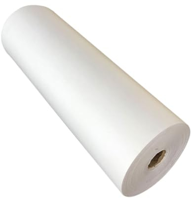 GALPADA Papier de Riz pour Calligraphie, Papier à Dessin Épais, Rouleau Traditionnel Blanc, Absorption D’Encre Modérée, pour Peinture Chinoise et Pratique Japonaise