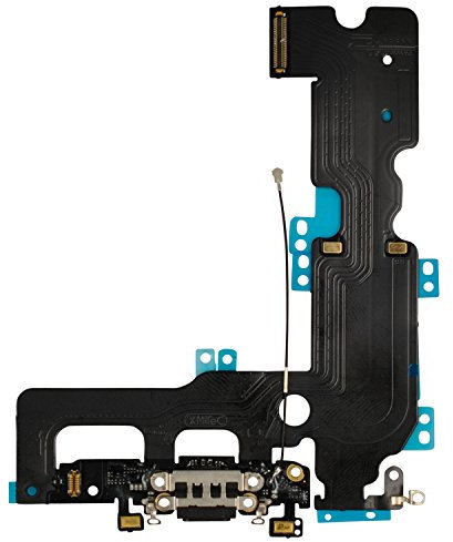 XMITEC Dock Connector for iPhone 7 Plus - Charging Port Audio Jack Microphone Flex Cable - Black