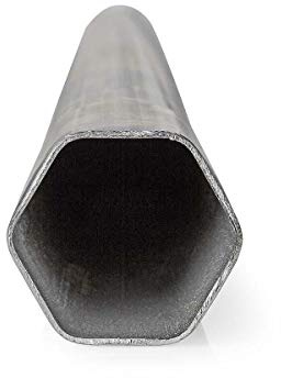 Nedis - Satelliten-Mast - Satellitenschüssel - Antennen - 1 m - Maximale Schüsselgröße: 90.0 cm - Stahl - Silber