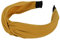 axy Breiter Haarreif mit raffinierten Knoten-Vintage-Wunderschön Stirnband Haarschmuck Damen Haarreifen HR34b Stil A (Stil A - Gelb)