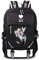 WANHONGYUE Undertale Spiel Cosplay Rucksack Schultasche Laptop Backpack mit USB-Ladeanschluss Schwarz / 8