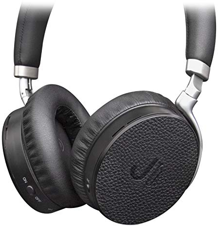 JAZ SBS Bepop Kabellose Faltbare Kopfhörer mit Active Noise Cancelling, Mikrofon und integrierten Steuerungen für Musik und Anrufe, 10 Stunden Musikhören, auch mit 3,5 Klinkenkabel verwendbar
