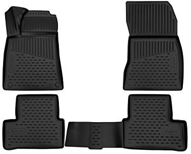 Element 3D Gummimatten Passgenaue Fußmatten Mercedes A-Klasse 2015- HB 4tlg