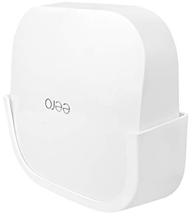 BECEMURU Wandhalterung für eero Pro 6, Stabilität, ABS-Wandhalterung, schützende Routerhalterung mit 3M VHB-Klebeband für eero Pro 6 WLAN-System (Weiß, 1 Stück)