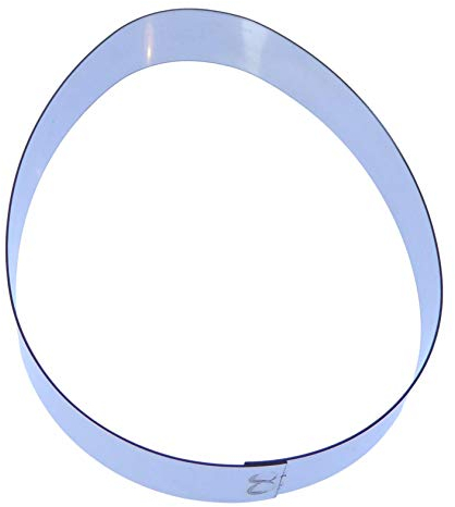 Egg Cutter Cookie Cutter 80 x 60 mm - Stainless Steel