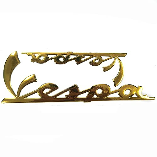 Gold 3D Logo Emblem Aufkleber Polish Gloss Raise Up für Vespa 125 150 300 200 250 GTS S125