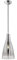 Fischer & Honsel Pendelleuchte Zeal, Hängeleuchte E27-Fassung max. 60 Watt, Pendellampe Metall & Glas, Chromfarben verspiegelt zu klar, Ausladung Decke 140cm, Durchmesser 23cm