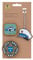 LÄSSIG Anhänger und Patches Set (3 Stk.) mit Druckknopf/School Patches Set Police