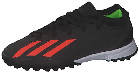 adidas X Speedportal.3 Turf Boots Football, Core Black/Solar Red/Solar Green, 5 UK