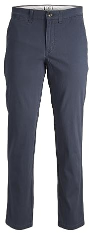 JACK & JONES Jungen Jpstmarco Jjdave Akm Noos Jnr Chino-Hose, Navy Blazer, 176 EU