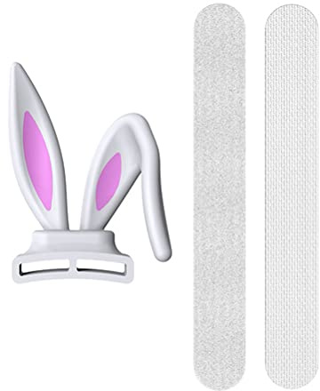 Bunny Ear Replacement Silicone Adorable Headphone Adornment Decor Supply