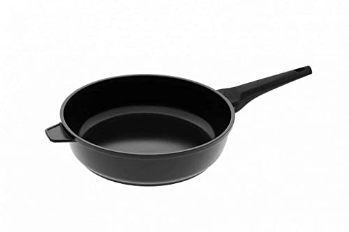 Gerlach Monolit Tiefe Pfanne Keramik Beschichtet Bratpfanne Keramikpfanne Induktionsgeeignet Für Elektro Gas Keramik Induktion Herd Küche Küchenzubehör 28 cm