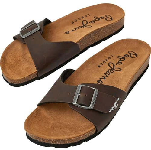 Pepe Jeans Sandales Bio Single Kansas Marron