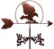 Retro Metall Wetterfahne Adler, Windfahne Wetterfahne für Hofszene Garten Wetterfahne mit Tierschmuck Ttainless Stahl Professionelle Messwerkzeuge