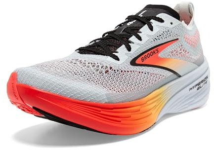 BROOKS Hyperion Elite 4, Sneaker Hombre, Illusion Blue/Coral/Orange, 42 EU