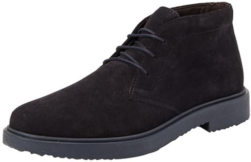 Geox U Massimiano A, Stivale alla Caviglia Uomo, Blu Navy, 43 EU