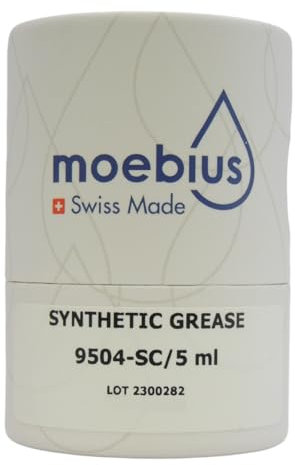 KD89 Moebius - Grassi e oli sintetici per orologi e meccanici di precisione, Swiss Made per orologi, pendoli, calibri per orologi, cronografi (9504-SC 5ml)