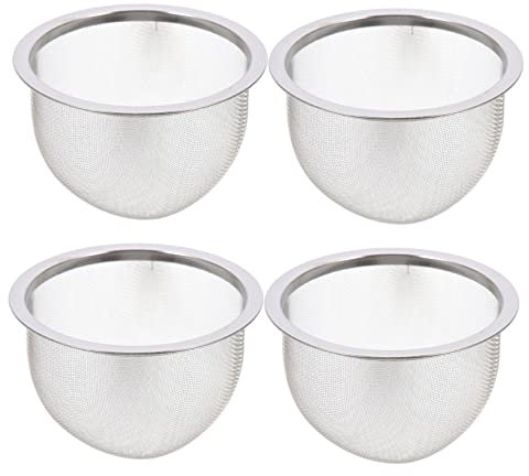 Cabilock 4 Piezas Colador De Tetera Difusor De Té De Infusores De Té De Hojas Sueltas Perder Filtros De Té De Metal Tetera De Hojas Sueltas Malla Taza Acero Inoxidable Inyector