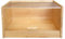 UNIQUE HOME LIVING Bread Bin for Kitchen Countertop, Wooden Bread Box with Clear Lid, Loaf Bread Storage Container Holder