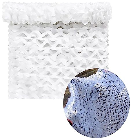 OUdini Tarnnetz, 210D-Oxford-Gewebe, Schattiernetz, Großrolle, Tarnnetz Für Sichtschutz, Zaun, Start, Camping, Spielen/One Color/9M*9M