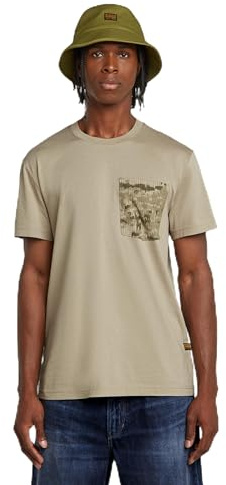G-Star Herren Shadow Woven Camo Pocket R T T-Shirt