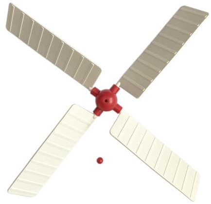 Replacement Sails for Garden Windmill. Ref: LARGE with RED centre. Genuine Windmill-Blades/Fling Promotions. Only replace your sails with same colour centre either RED or WHITE - see other listings.
