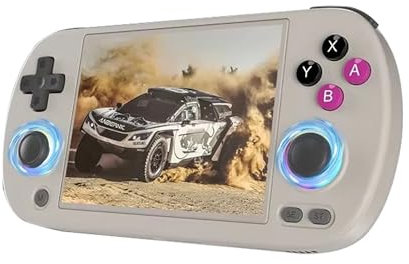 XIXIMENG RG40XX H Retro Gaming console with 11000+Games Handheld Game Consoles with 256 TF Card Portable Video Game Consoles 4 Inch IPS Screen Support TV Output 5G WiFi Bluetooth 4.2 Grey