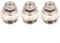Floweringbeter 1/2/3/5 Pcs 1/2 Automatic Air Vent For BSP,Auto Cut-off Self Bleeding Radiator Valve,Automatic Bleed Valve For Radiators,Easy To Replace(3pcs)
