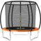 FK Sports Outdoor Trampolines 6FT/8FT/10FT/12FT - Rebounder Trampoline for Toddlers, Kids & Adults with Safety Enclosure Net, Anti-tear, UV-Proof Pad, Exercise & Fitness Trampoline