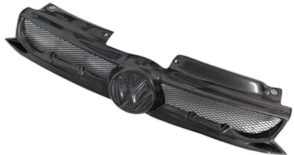 Sport Frontgrill Für VW Für Golf 6 1,6 L 1,4 T 2,0 T 2009-2012 Jahr MK6 Sport Stil Carbon Faser Auto Vorderen Stoßfänger Lufteinlass Grille Sport Kühlergrill