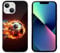 CRIVOTA For iPhone 13 Case - All-new Football Design, Glass Back + TPU Inner Shell, Extreme Slimness, Military-grade Tested, Bare-Hand Feel, Precise Cutouts, Cell Phone Cases for Boys Girls