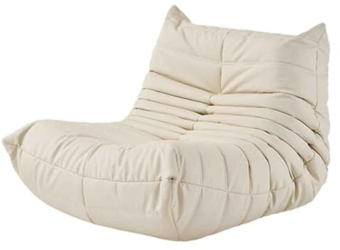 Faules Sofa, lässiges Sofa Schlafzimmer Wohnzimmer kann sich hinlegen und schlafen, Einzelsessel, NAPA Leder verschleißfest und kratzfest,G-103X88X70CM
