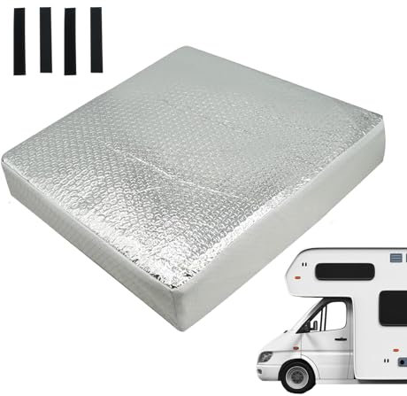 Poludatly Housse d'aération de toit pour camping-car – Isolateur imperméable et isolant pour fenêtre de toit de camping-car – Accessoire de ventilation réfléchissant amovible pour camping-car
