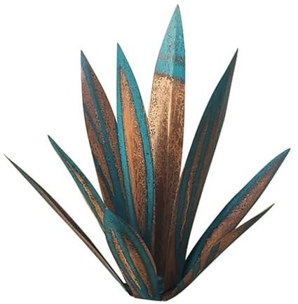 Plantes d'agave en métal décor extérieur Plantes d'agave en métal Rustique Grande Tequila Sculpture Rustique Cour Art extérieur et Jardin Plantes de Jardin