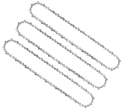3 x 20 Inch Chainsaw Chain, 76 Drive Links, 0.325 Pitch, 0.058 (1.5 mm) Gauge -Low Kickback 50cm Saw Chains Replacement Fits for Hyundai 62cc,Timberpro,Echo,Dolmar,Dynamac and Other Chainsaws