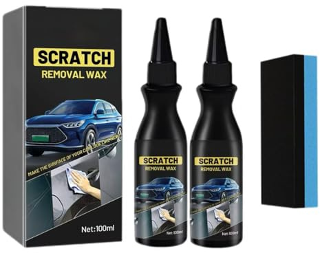 Professioneller Auto Kratzerentferner - Schnelle Tiefenreparaturcreme mit Langzeitschutz | Effektive Entfernung von Kratzern & Lackschäden - Inklusive Anti-Kratzer (2)
