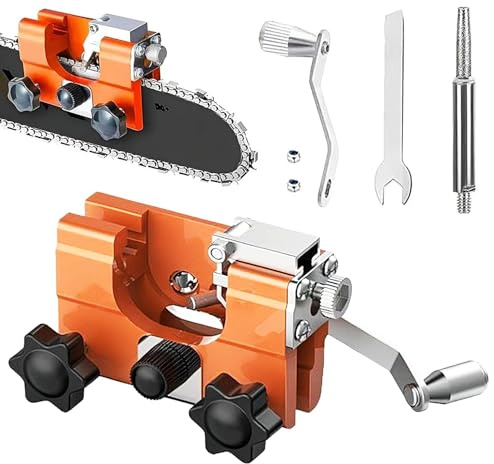Affilatore Catena Motosega Manuale, Affila Motosega Portatile, Affila catene Per Motosega, Affilacatena manuale, Manovella Portatile Affilatrice, per motosega, affiladenti, accessori