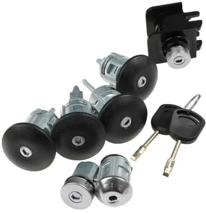 bombín cerradura encendido Para Ford Para Transit Mk6 2000-2006 | 4359018 1C1A-V22050-BA 1C1AV22050BA Juego De Llaves De Cerraduras De Puerta De Barril De Automóvil