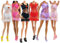 Lance Home® 6 Set Sexy Bikini Schlafanzug Kleider Kleidung Unterwäsche Morgenmantel Kleider für 29cm Puppen