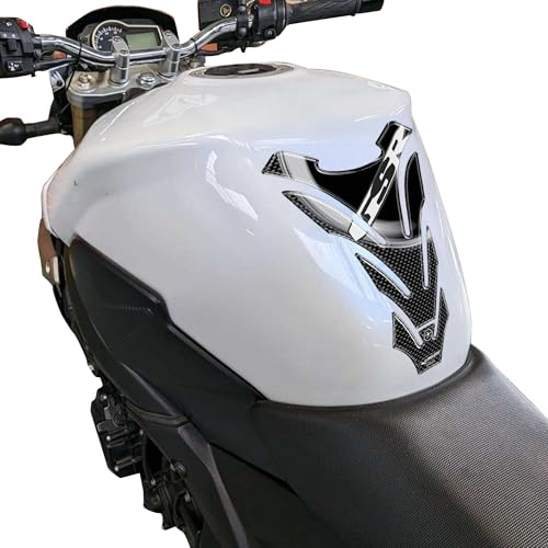 LABELBIKE 3D Aufkleber Motorrad Tankpad kompatibel mit Suzuki | GSR, Harzschutz, Kratzfestigkeit, Dekoration